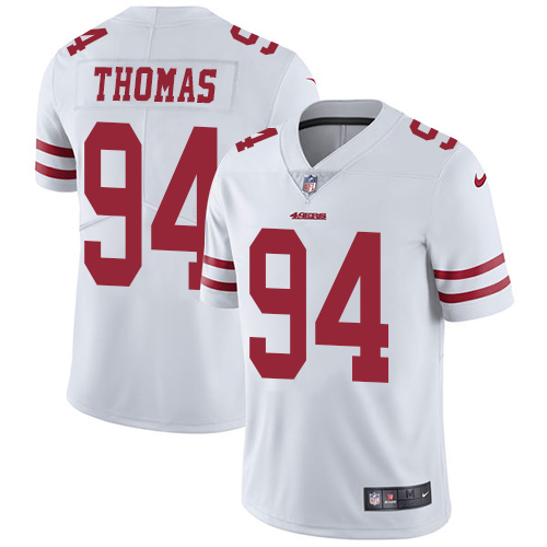 San Francisco 49ers Limited White Men Solomon Thomas Road NFL Jersey #94 Vapor Untouchable